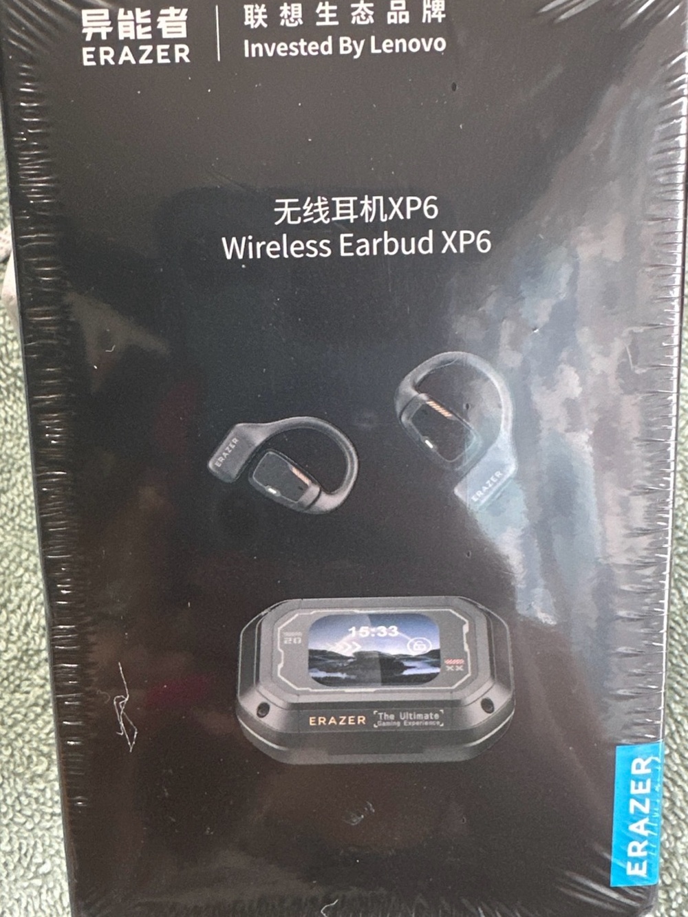 Wireless Earbud XP6 in Black - ERAZER Invested by Lenovo